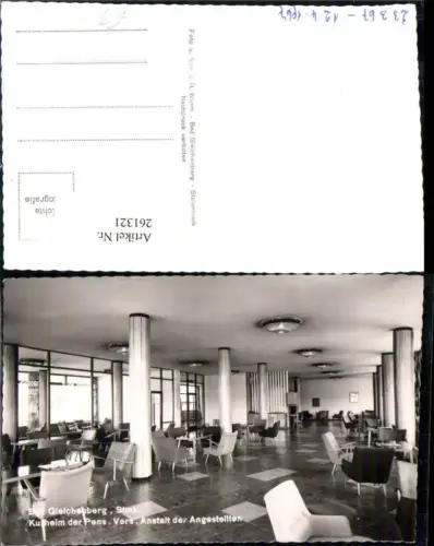 261321,Bad Gleichenberg Kurheim d. Pensionsversicherungsanstalt d. Angestellten Innenansicht