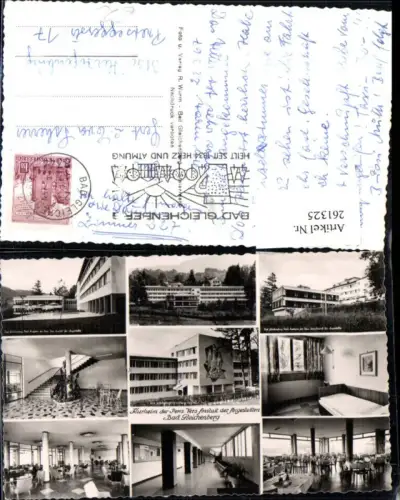 261325,Bad Gleichenberg Kurheim Innenansichten Speisesaal Zimmer Mehrbildkarte
