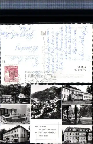 314850,Bad Gleichenberg Totale Kurmittelhaus Brunnen Villa Albrecht Mehrbildkarte