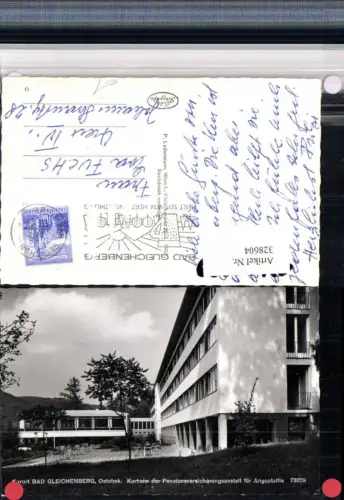 328604,Bad Gleichenberg Kurheim d. Pensionsversicherungsanstalt f. Angestellte