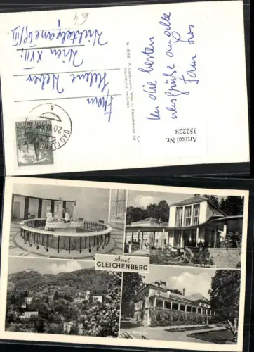 352228,Bad Gleichenberg Totale Kurmittelhaus Kurhotel Brunnen Mehrbildkarte
