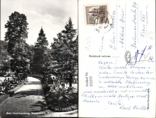 352253,Bad Gleichenberg Kurpark Motiv