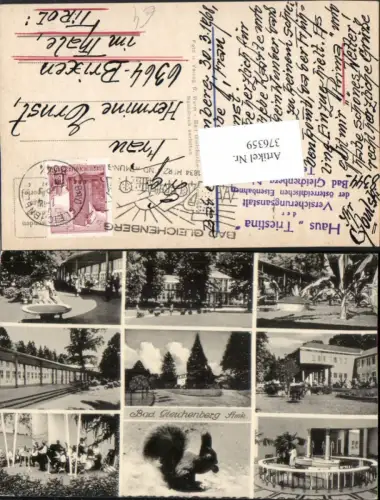 376359,Bad Gleichenberg Kurhaus Kurpark Eichkätzchen Mehrbildkarte