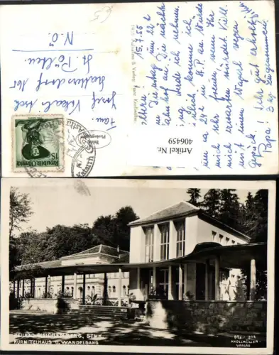 406459,Bad Gleichenberg Kurmittelhaus u. Wandelgang