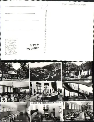 406470,Bad Gleichenberg Totale Kurmittelhaus Wandelgang Mehrbildkarte