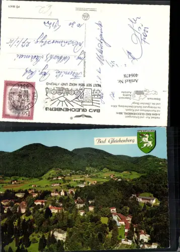 406478,Bad Gleichenberg Totale pub Alpine Luftbild 56471