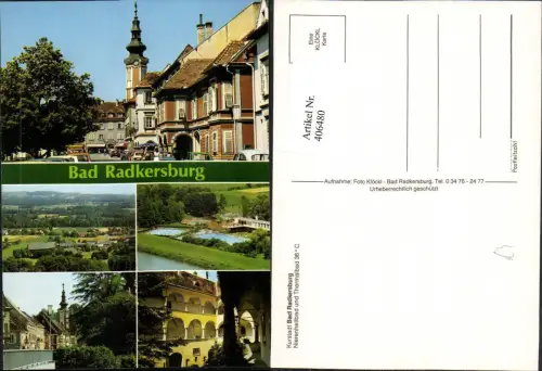 406480,Bad Radkersburg Freibad Schwimmbad Arkaden Mehrbildkarte
