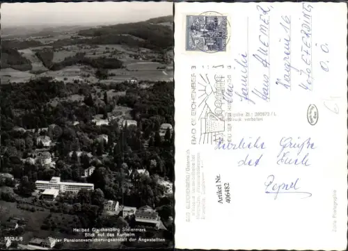 406482,Bad Gleichenberg Teilansicht m. Kurheim