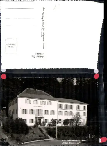 418988,Foto Ak Bad Gleichenberg Haus Innsbruck