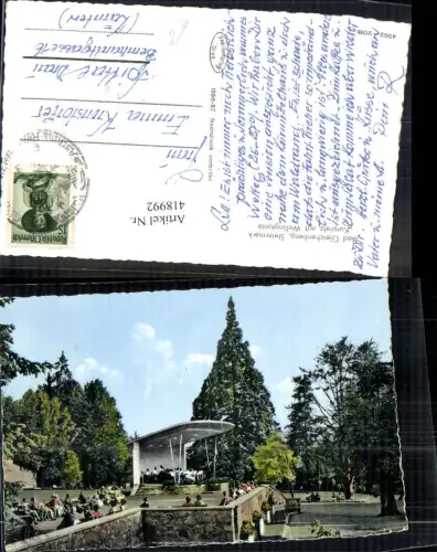 418992,Bad Gleichenberg Kurplatz m. Wellingtonia