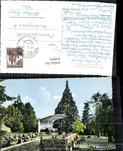 418993,Bad Gleichenberg Kurplatz m. Wellingtonia