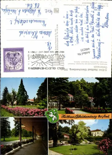 448233,Bad Gleichenberg Kurhaus Garten Mehrbildkarte