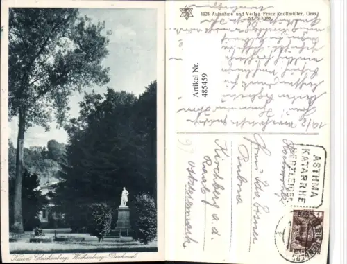 485459,Bad Gleichenberg Wickenburg-Denkmal Statue