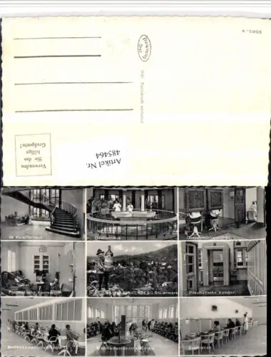 485464,Bad Gleichenberg Totale Quellenhaus Inhalatorium Mehrbildkarte