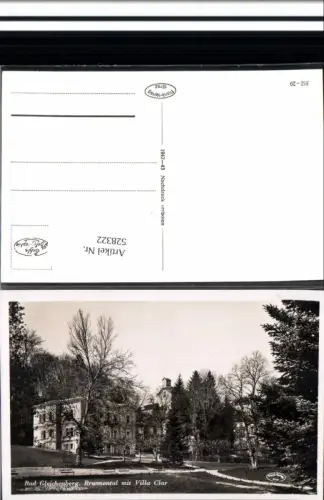 528322,Bad Gleichenberg Brunnental Villa Clar pub Frank Verlag 562-29