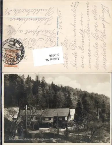 552956,tolle AK Gleichenberg Schweizerei Partie