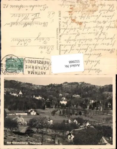 552988,Bad Gleichenberg Teilansicht