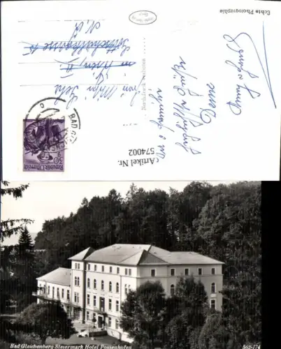 574002,Foto Ak Bad Gleichenberg Hotel Possenhofen