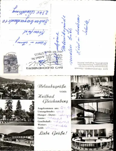 579115,Schreibfaul Ak Bad Gleichenberg Freibad Kurhaus