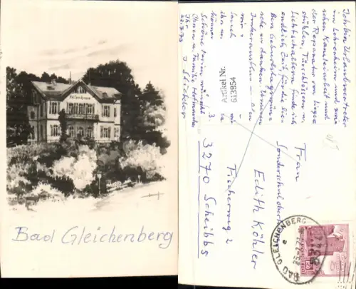 613854,Foto-AK Gleichenberg Felsenhaus