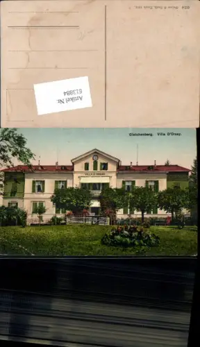 613884,Gleichenberg Villa D`Orsay 1912 pub Selzer e Rank 624