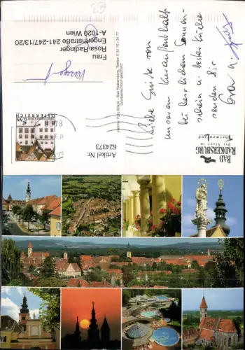 624373,Mehrbild Ak Bad Radkersburg Therme Kirche Totale