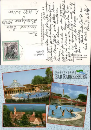 624375,Mehrbild Ak Bad Radkersburg Parktherme