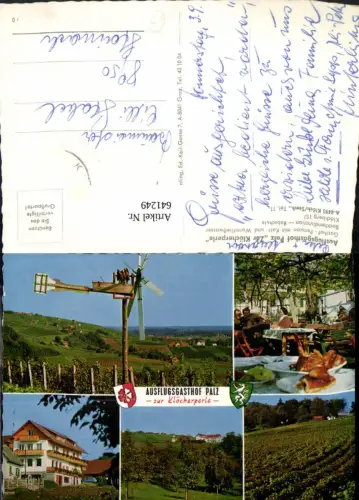 641249,Mehrbild Ak Klöch Ausflugsgasthof Palz Zur Klöcherperle