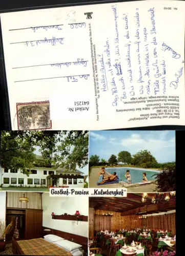 641251,Mehrbild Ak Gossendorf Feldbach Gasthof Pension Kulmberghof
