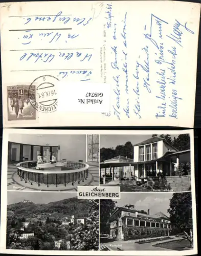 649747,Mehrbild Ak Bad Gleichenberg Kurmittelhaus Kurhotel