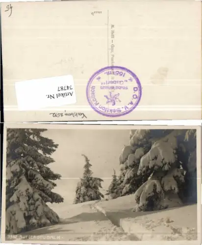 74787,Fotokarte Stubalm Voitsberg Köflach Gaberlhaus