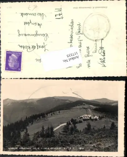 117335,Stubalpe Gaberlhaus bei Köflach 1940
