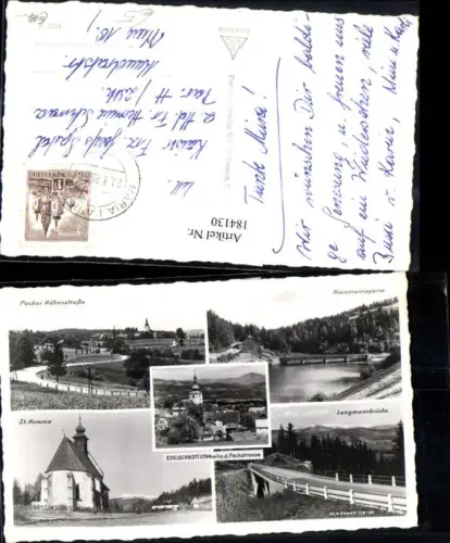 184130,Edelschrott a. d. Packstraße St. Hemma Langmannbrücke Hierzmannsperre Höhenstraße Mehrbildkarte