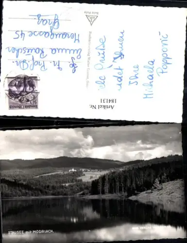 184131,Stausee m. Modriach b. Edelschrott