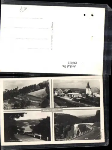 198022,Pack Teilansicht Packerstraße Straßenansicht Schloss Waldenstein Mehrbildkarte