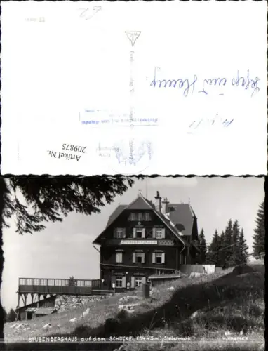209875,Stubenberghaus auf d. Schöckel