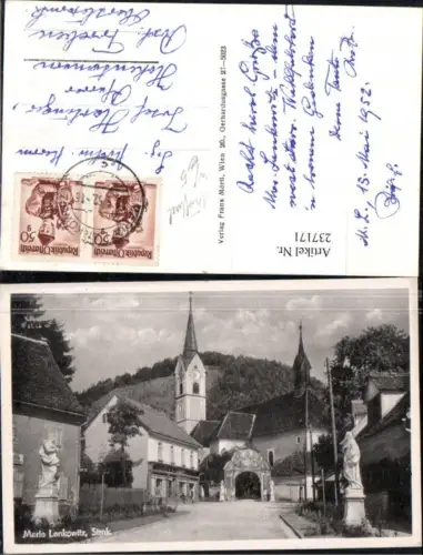 237171,Maria Lankowitz b. Köflach Straßenansicht Kirche