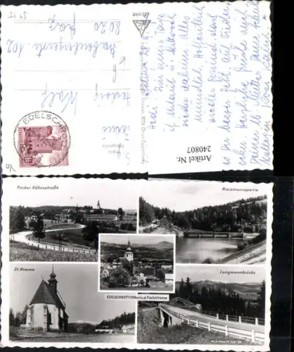 240807,Edelschrott an d. Packstraße Totale St. Hemma Kirche Hierzmannsperre Mehrbildkarte