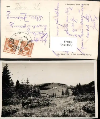 420948,Gaberlhaus auf d. Stubalpe b. Köflach Salla