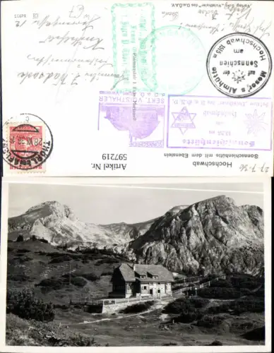 597219,Hochschwab bei Aflenz Thörl Sonnschienhütte Ebenstein