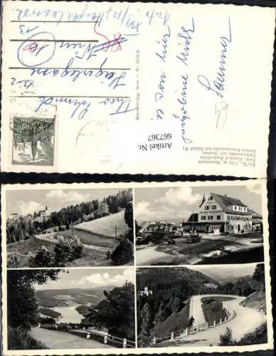 667367,Mehrbild Ak Hirschegg-Pack Pack Gasthof Packerhöhe Packerstraße Stausee
