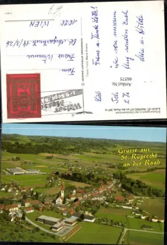 66575,Grüße aus Ruprecht a.d. Raab Fliegeraufnahme