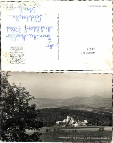 74332,Sommerfrische St Kathrein am Hauenstein 1948