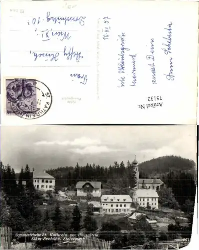 75132,Sommerfrische St Kathrein am Hauenstein Teilansicht