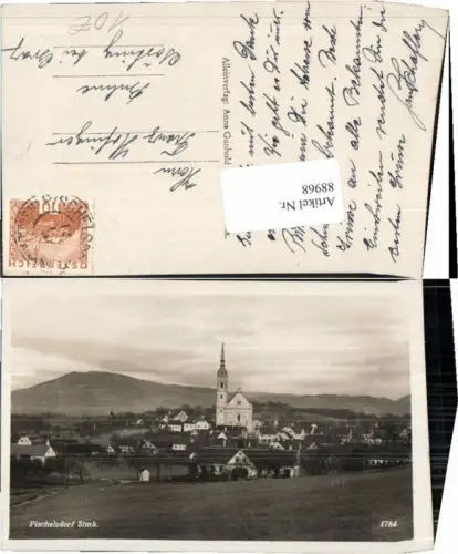 88968,Pischelsdorf Partie zum Ort 1928