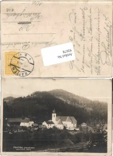 92678,Ratten Seltene Ortsansicht 1924