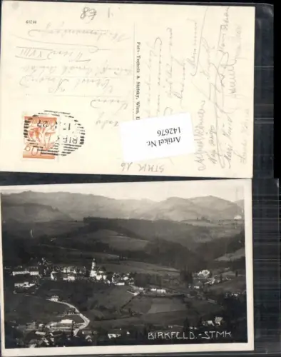 142676,Birkfeld 1925 seltene FotoAK