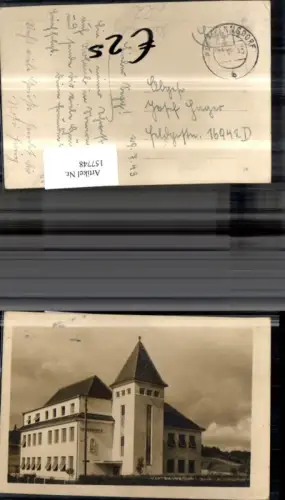 157748,Hartmannsdorf Ansicht Volksschule 1943
