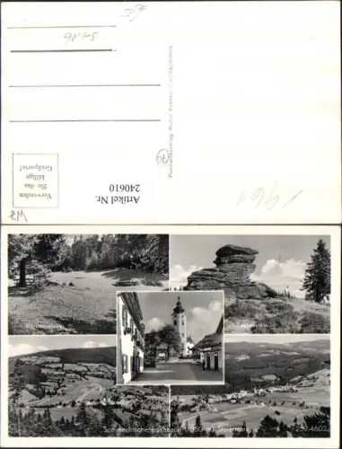 240610,Fischbach Totale Kirche Märchenwiese Teufelsstein Mehrbildkarte