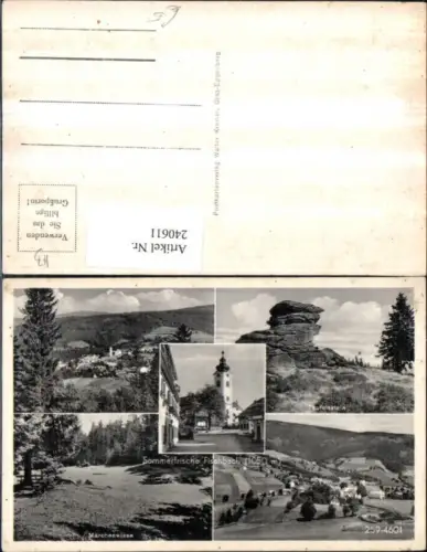 240611,Fischbach Totale Kirche Märchenwiese Teufelsstein Mehrbildkarte